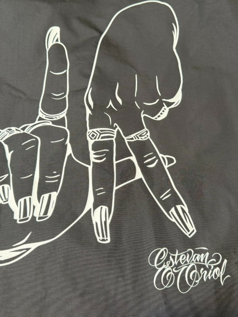 Estevan Oriol LA Hands Coach Jacket XL Excellent